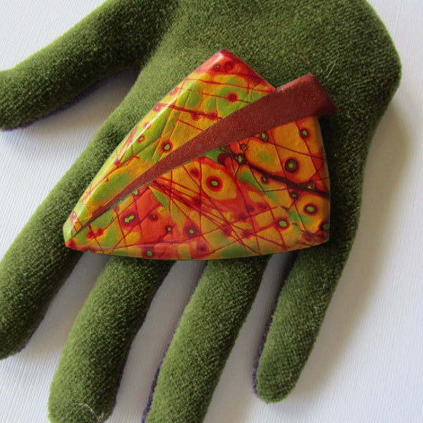 Mokume Gane Brooch/Pendant