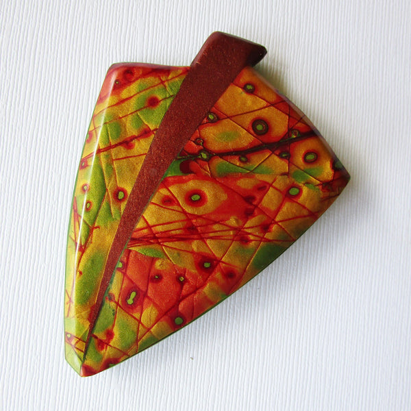 Mokume Gane Brooch/Pendant